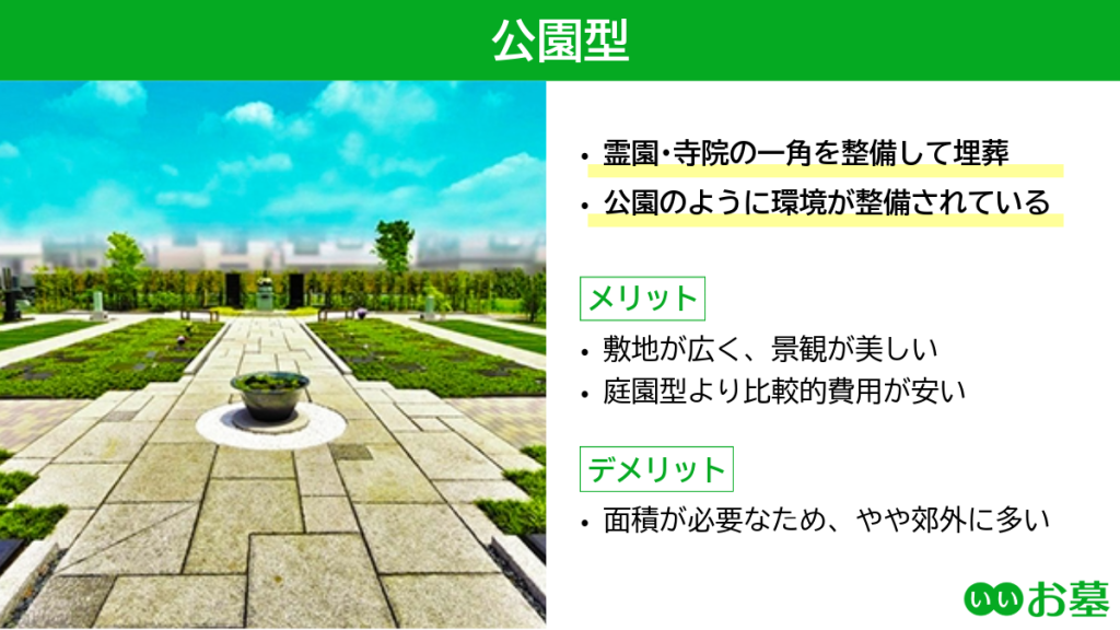 公園型樹木葬