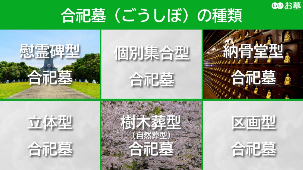 合祀墓の種類一覧